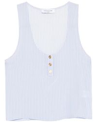 Franchise - Striped Button Top - Lyst