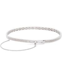 Eddie Borgo - Pavé Thin Safety Chain Choker - Lyst