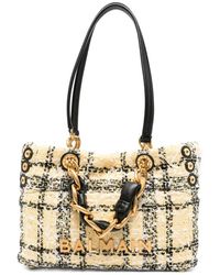 Balmain - Tweed Chain Tote Bag - Lyst