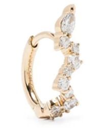 Maria Black - 14Kt Concrete Sky Diamond Huggie Earring - Lyst