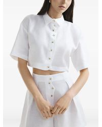 Mia Peculiar - Chemise À Détail Ondulé - Lyst