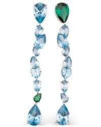 Completedworks - Pendientes Con Detalles De Cristales - Lyst