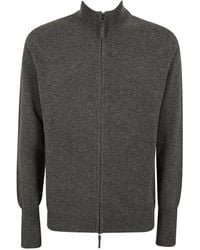 Ballantyne - Zip-Up Cashmere Sweater - Lyst