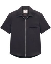 Courreges - Twill Shirt Met Logo-applicatie - Lyst