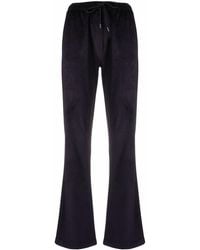 Moncler - Black Chenille Trackpants - Lyst