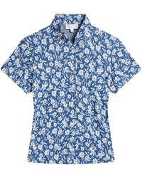agnès b. - Floral-print Short-sleeve Shirt - Lyst