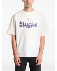 Etudes Studio - Studio Sound Scan Logo-Print T-Shirt - Lyst