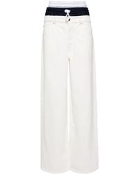 Alexander Wang - Weite Jeans im Layering-Look - Lyst