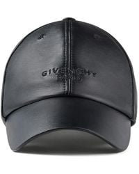 Givenchy - Embroidered Leather Cap - Lyst