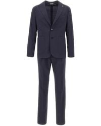 Manuel Ritz - Patch-Pocket Logo-Pin Suit - Lyst