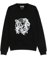 Versace Jeans Couture - Logo Crew-Neck Sweatshirt - Lyst