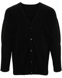 Homme Plissé Issey Miyake - Plissé-Effect Cardigan - Lyst