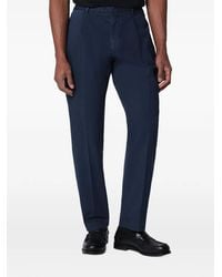 Santaniello - Arechi Pleated Cotton Trousers - Lyst