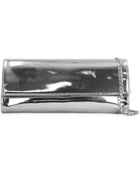 Castagna - Metallic-Effect Chain-Strap Shoulder Bag - Lyst