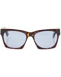 FACE HIDE - Numero Zero Square-Frame Sunglasses - Lyst