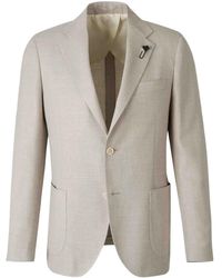 Lardini - Geweven Blazer - Lyst