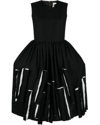Comme des Garçons - Abito Midi Smanicato - Lyst