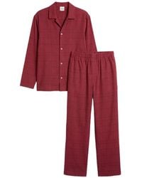 Calvin Klein - Geruite Pyjama - Lyst