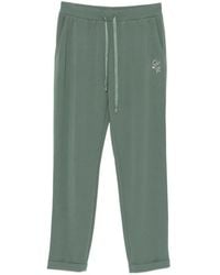 Liu Jo - Drawstring Logo-Detail Trousers - Lyst