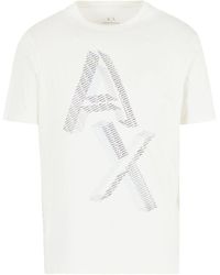Armani Exchange - Graphic Logo-print T-shirt - Lyst