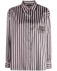 Etro - Striped Shirt - Lyst