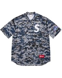 Supreme - Logo Henley Top - Lyst