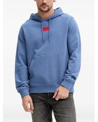 HUGO - Sudadera con capucha y parche del logo - Lyst