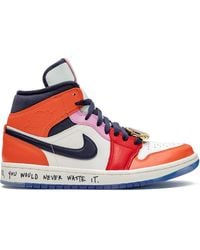 Nike - X Melody Ehsani Air 1 Mid "Fearless" Sneakers - Lyst