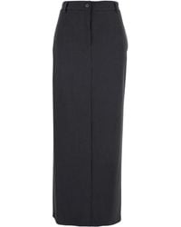 Twinset - Maxi-Bleistiftrock mit elastischem Bund - Lyst