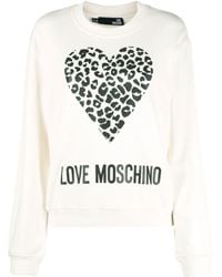 Love Moschino - Printed Sweatershirt - Lyst