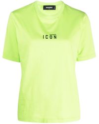 DSquared² - Icon-Print Cotton T-Shirt - Lyst