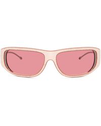 DIESEL - Wraparound-Frame Sunglasses - Lyst