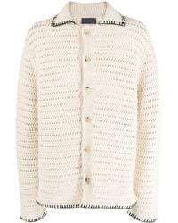 Alanui - Cárdigan Con Detalle Sobrehilado - Lyst