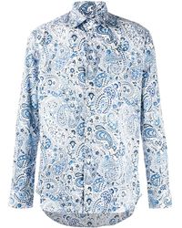 Etro Paisley Print Shirt - Blue