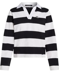 KARL LAGERFELD - Ikonik Striped Long-Sleeve T-Shirt - Lyst