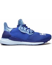adidas - X Pharrell Williams Solar Hu Glide "blue" Sneakers - Lyst