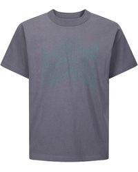 Sacai - X Geoff Mcfetridge Print T-Shirt - Lyst
