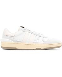 Lanvin - Baskets clay blanches - Lyst