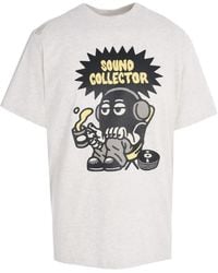 Tee Library - Sound Collector Graphic-Print T-Shirt - Lyst