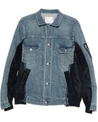 Sacai - Chaqueta Con Bolsillo Y Paneles - Lyst