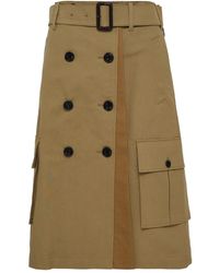 ANDERSSON BELL - Belted Pleated Midi Skirt - Lyst