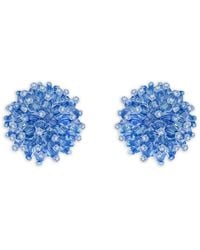 Oscar de la Renta - Beaded Cluster Earrings - Lyst