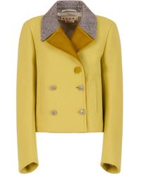 Marni - Snakeskin-Print Wool Jacket - Lyst