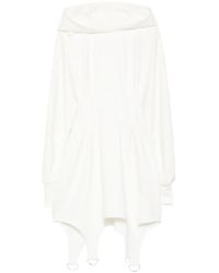 Hamza - Hooded Waist-Cinched Dress - Lyst