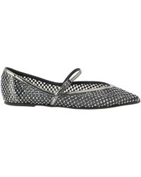 Le Silla - Gilda Crystal-Embellished Ballet Flats - Lyst