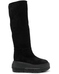 Casadei - Nexus Folded Platform Boots - Lyst