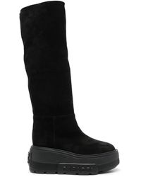 Casadei - Nexus Folded Platform Boots - Lyst