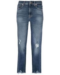 7 For All Mankind - Seven Jeans Blue - Lyst