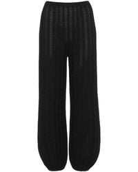 Eres - Longitude Pointelle-Knit Trousers - Lyst
