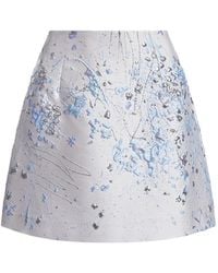 Mia Peculiar - Brocade Mini Skirt - Lyst